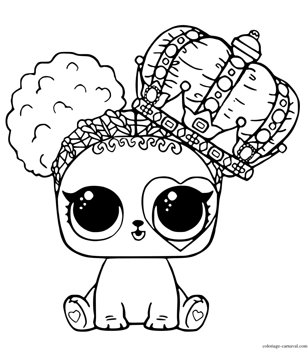 Coloriage Poupee Lol Cute Lol Surprise Pets Dessin Gratuit avec Coloriage Lol