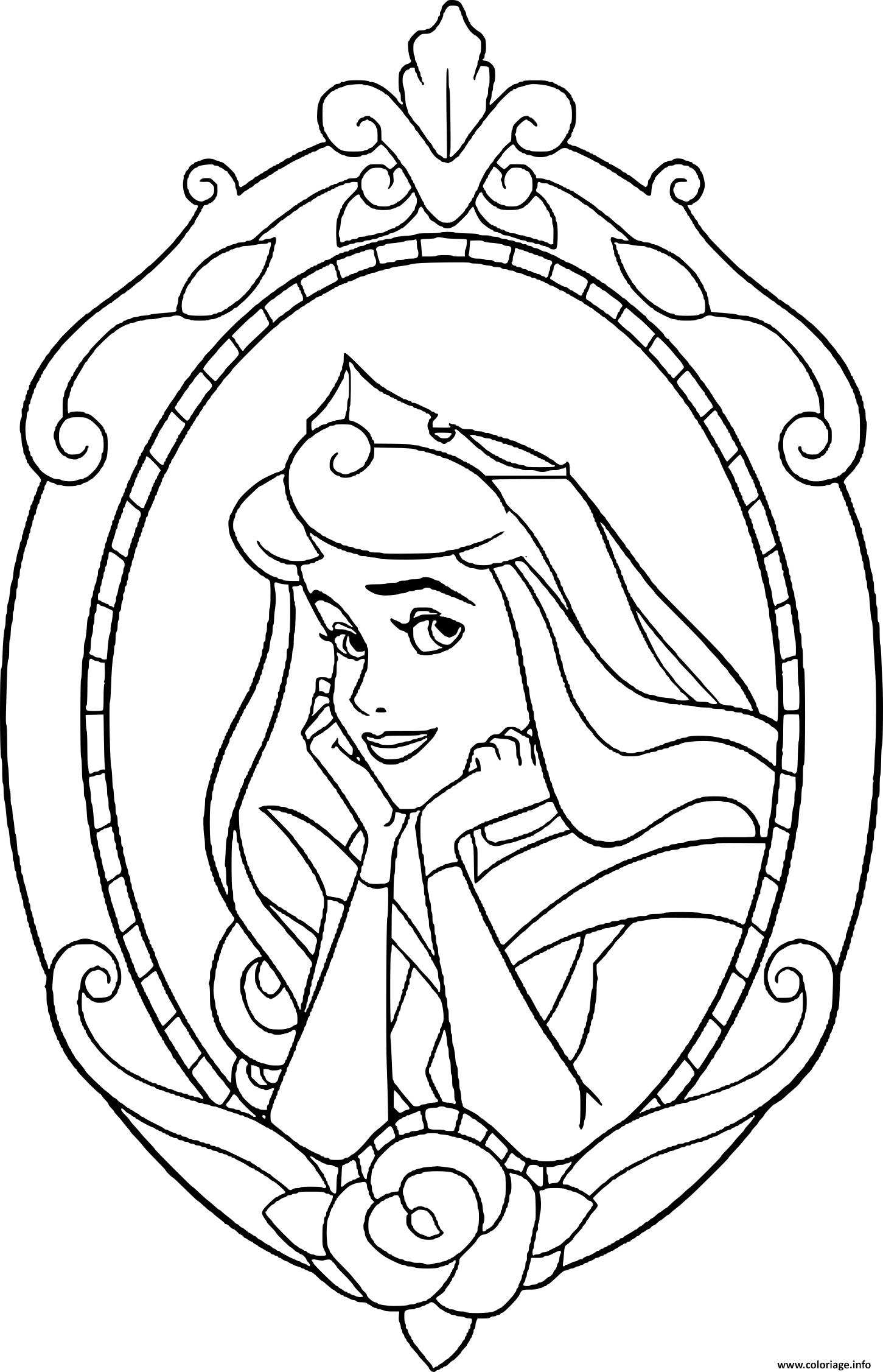 Coloriage Princesse Aurore De La Belle Au Bois Dormant intérieur Coloriage Dessin À Imprimer