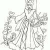 Coloriage Princesse Medievale Sur Hugolescargot concernant Coloriage Du Moyen Age