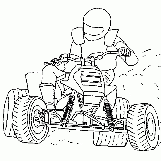 Coloriage Quad / Vtt #143200 (Transport) - Album De Coloriages tout Quad Coloriage A Imprimer