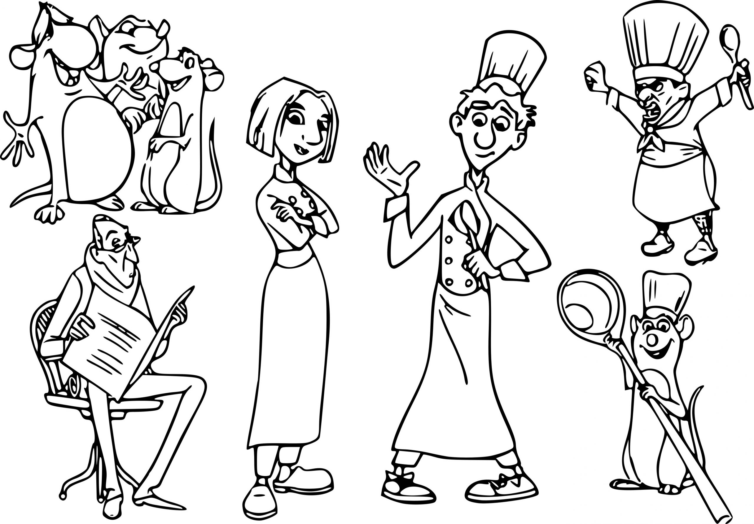 Coloriage Ratatouille Disney À Imprimer avec Coloriage Dessin Disney