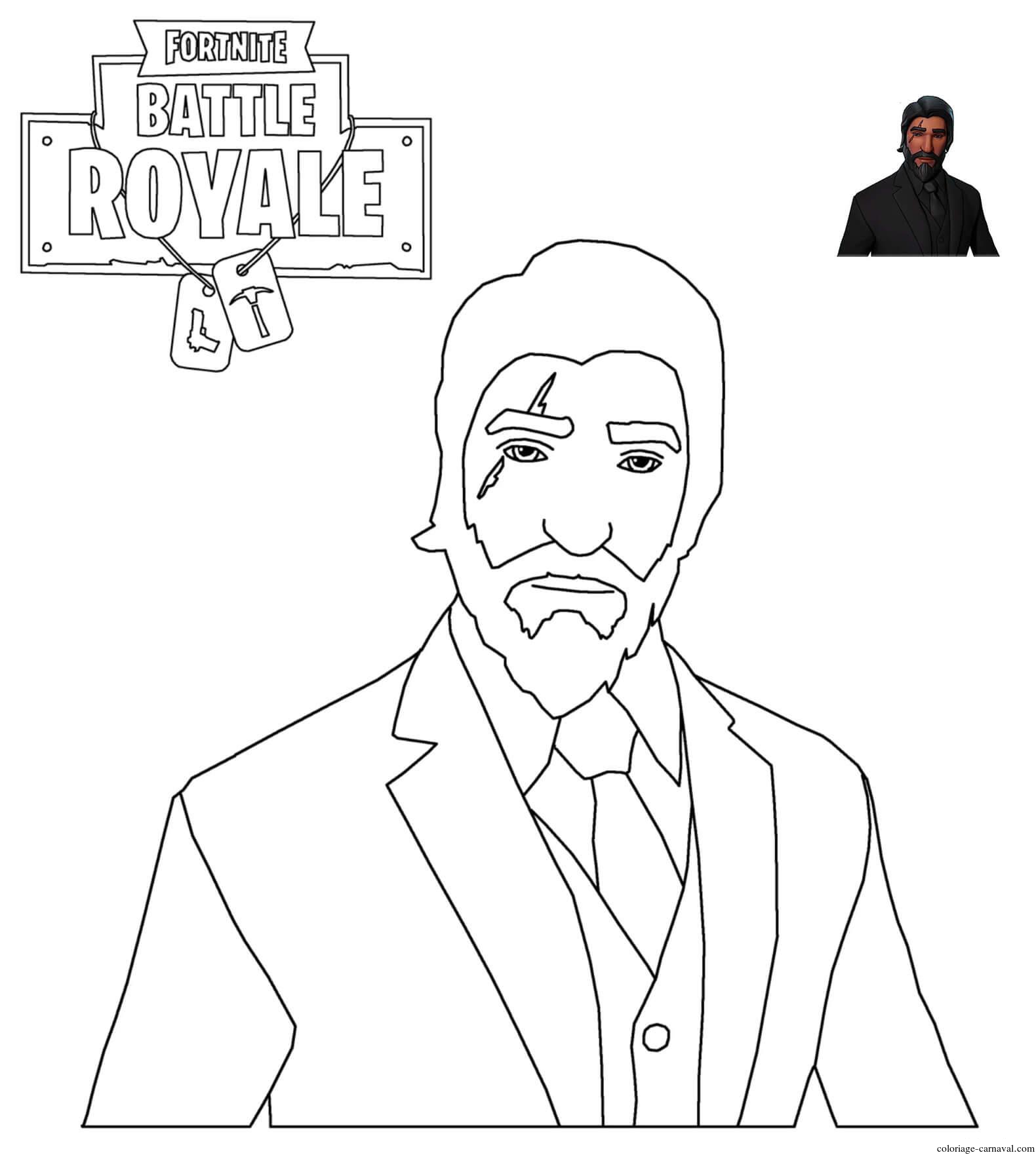 Coloriage Reaper Skin Fortnite Dessin Gratuit - Coloriage pour Dessin 123 Go,