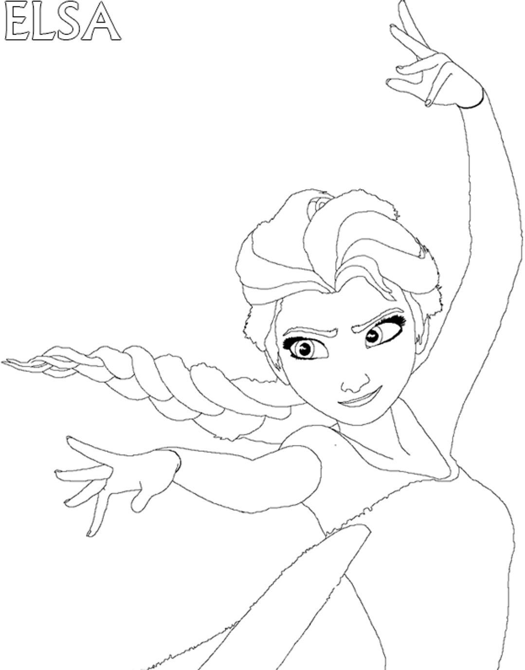 Coloriage Reine Des Neiges #71746 (Films D&amp;#039;Animation encequiconcerne Dessin Coloriage Frozen 2