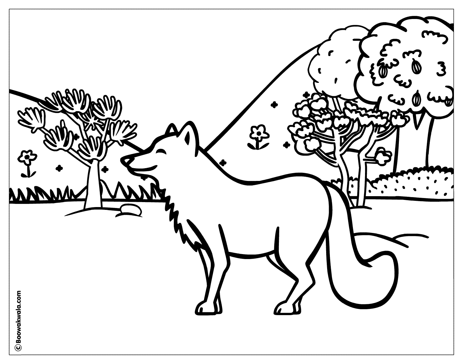 Coloriage Renard #15062 (Animaux) - Album De Coloriages dedans Coloriage Dessin Renard