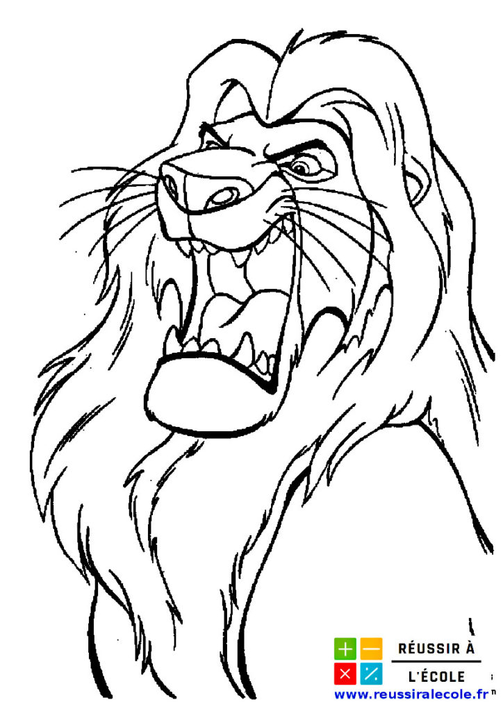 Coloriage Roi Lion Gratuit | 20 Images À Imprimer Et À concernant Coloriage Roi Lion,