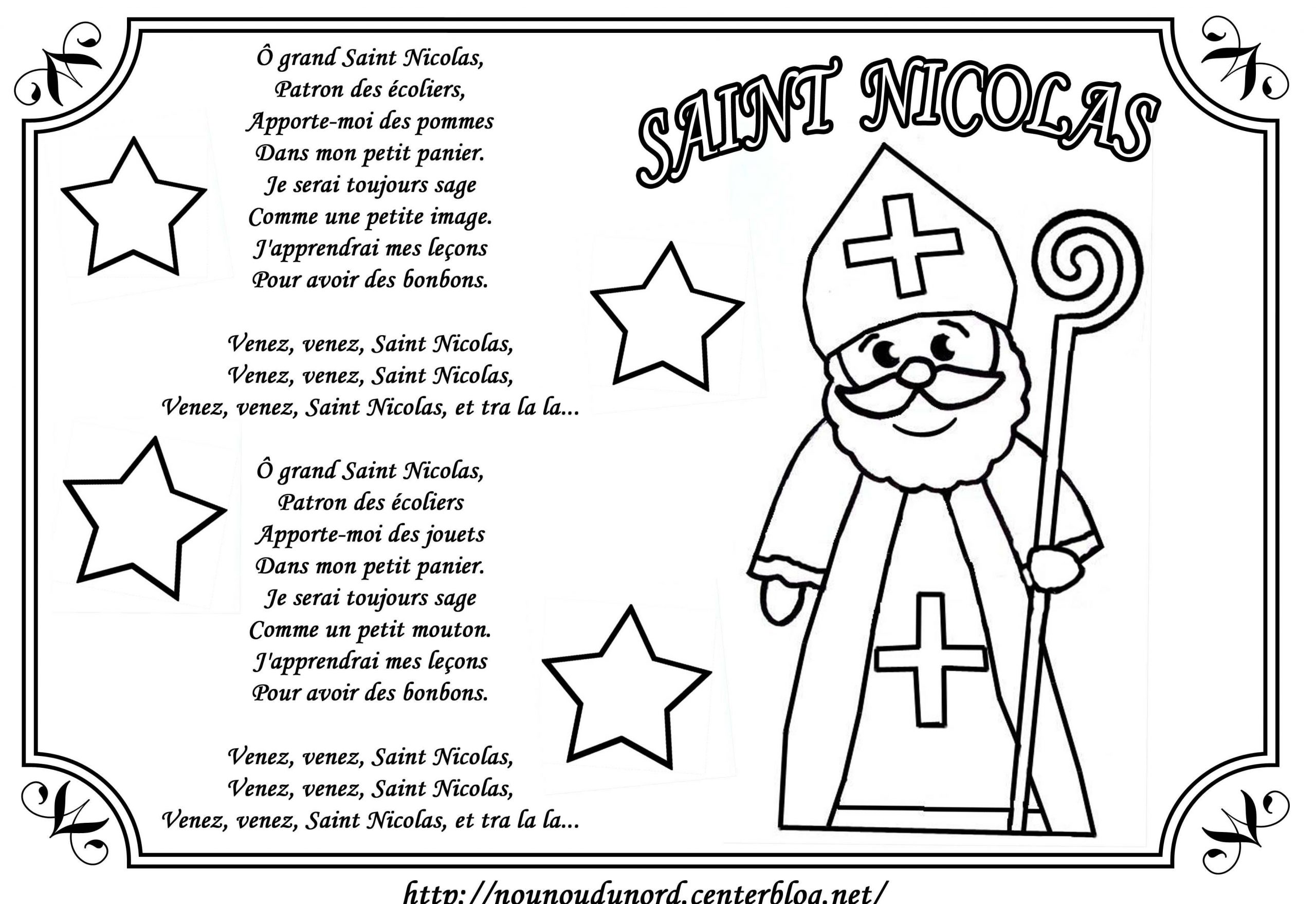 Coloriage Saint Nicolas encequiconcerne O Coloriage