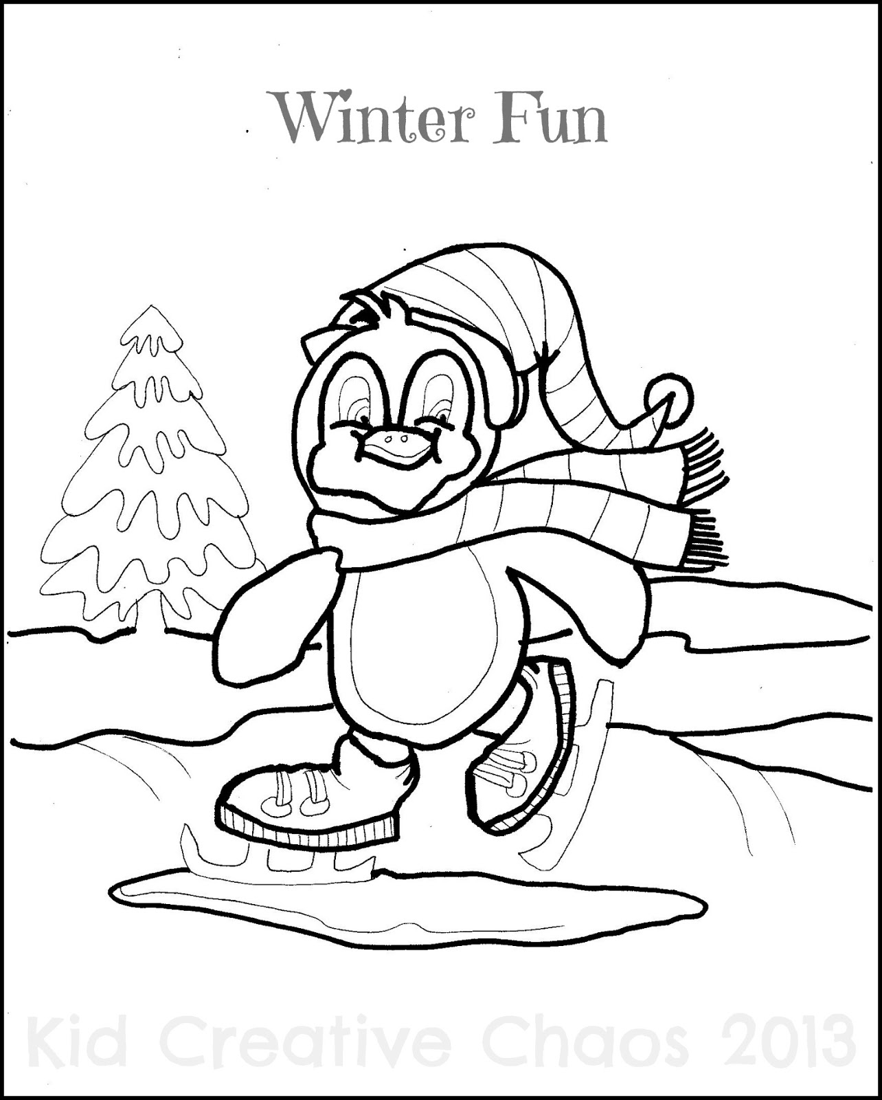 Coloriage Saison Hiver #164487 (Nature) - Album De Coloriages encequiconcerne Dessin Coloriage Hiver