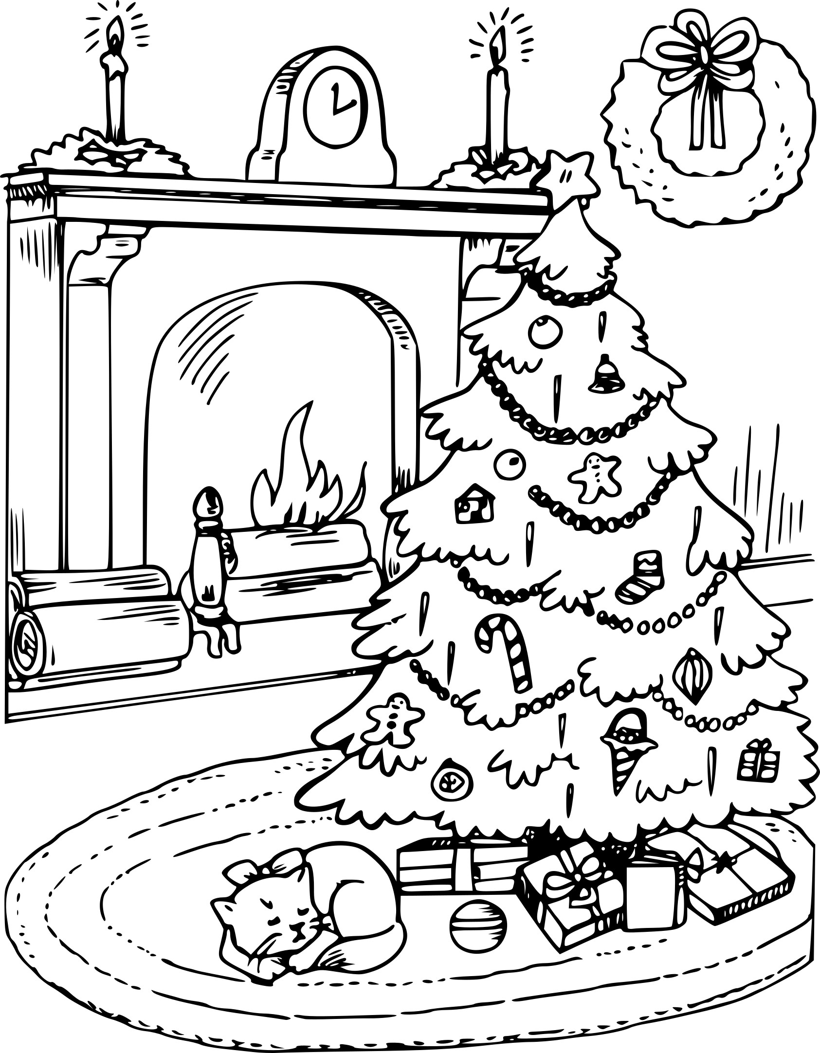 Coloriage Sapin De Noel À Imprimer tout Coloriage À Faire,