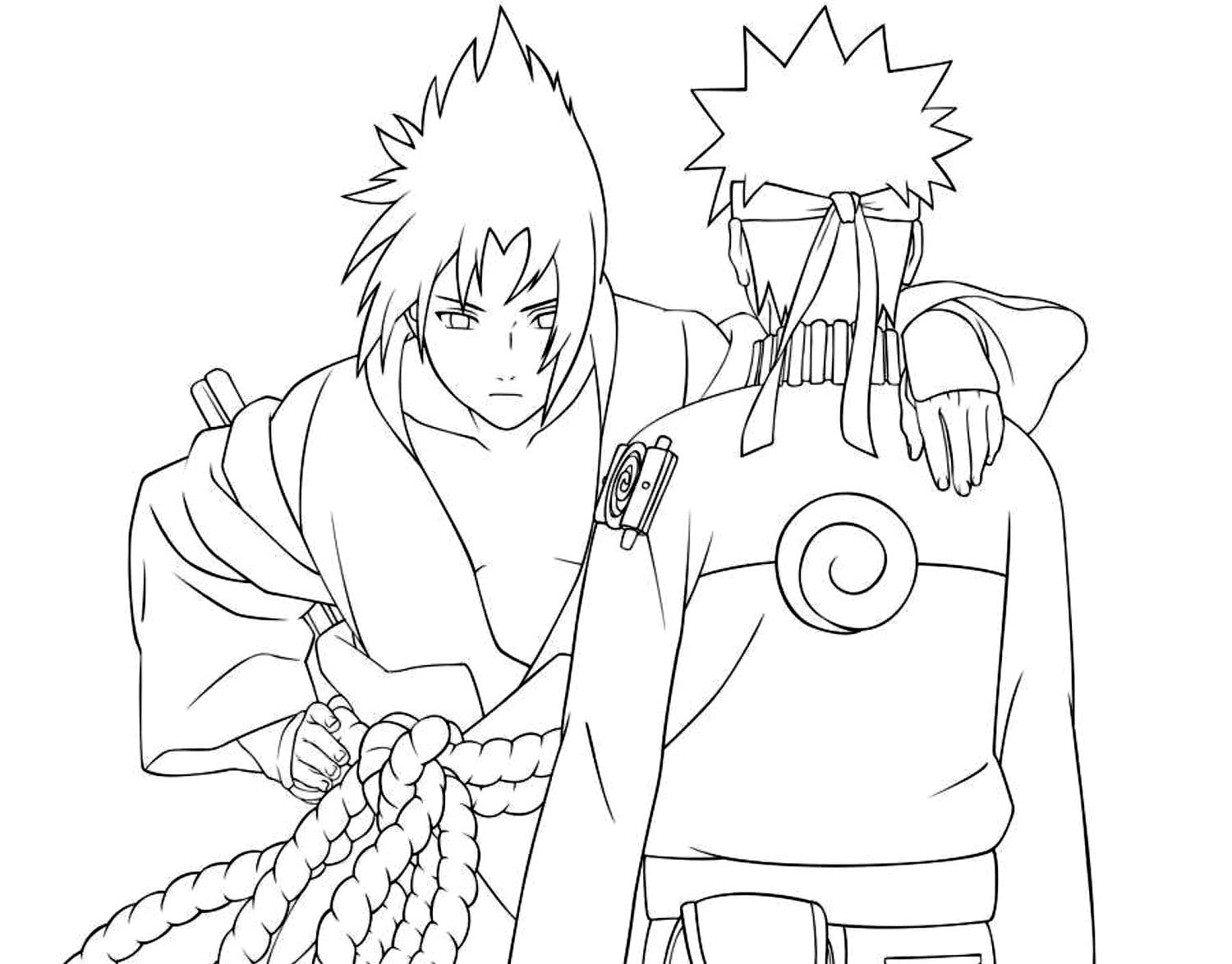 Coloriage Sasuke - 80 Coloriages À Imprimer | Wonder Day tout Coloriage Naruto Shippuden