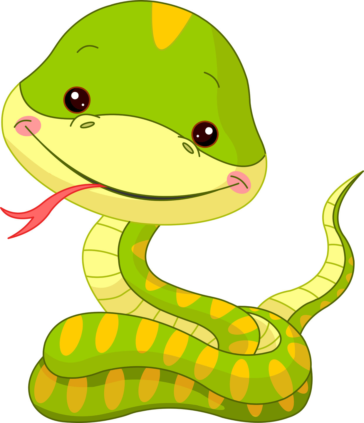Coloriage Serpent À Imprimer tout Serpent S Dessin