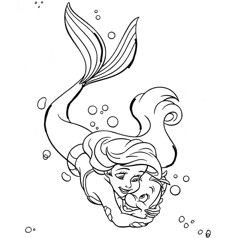 Coloriage Sirène #147231 (Personnages) - Album De Coloriages encequiconcerne Coloriage Sirene