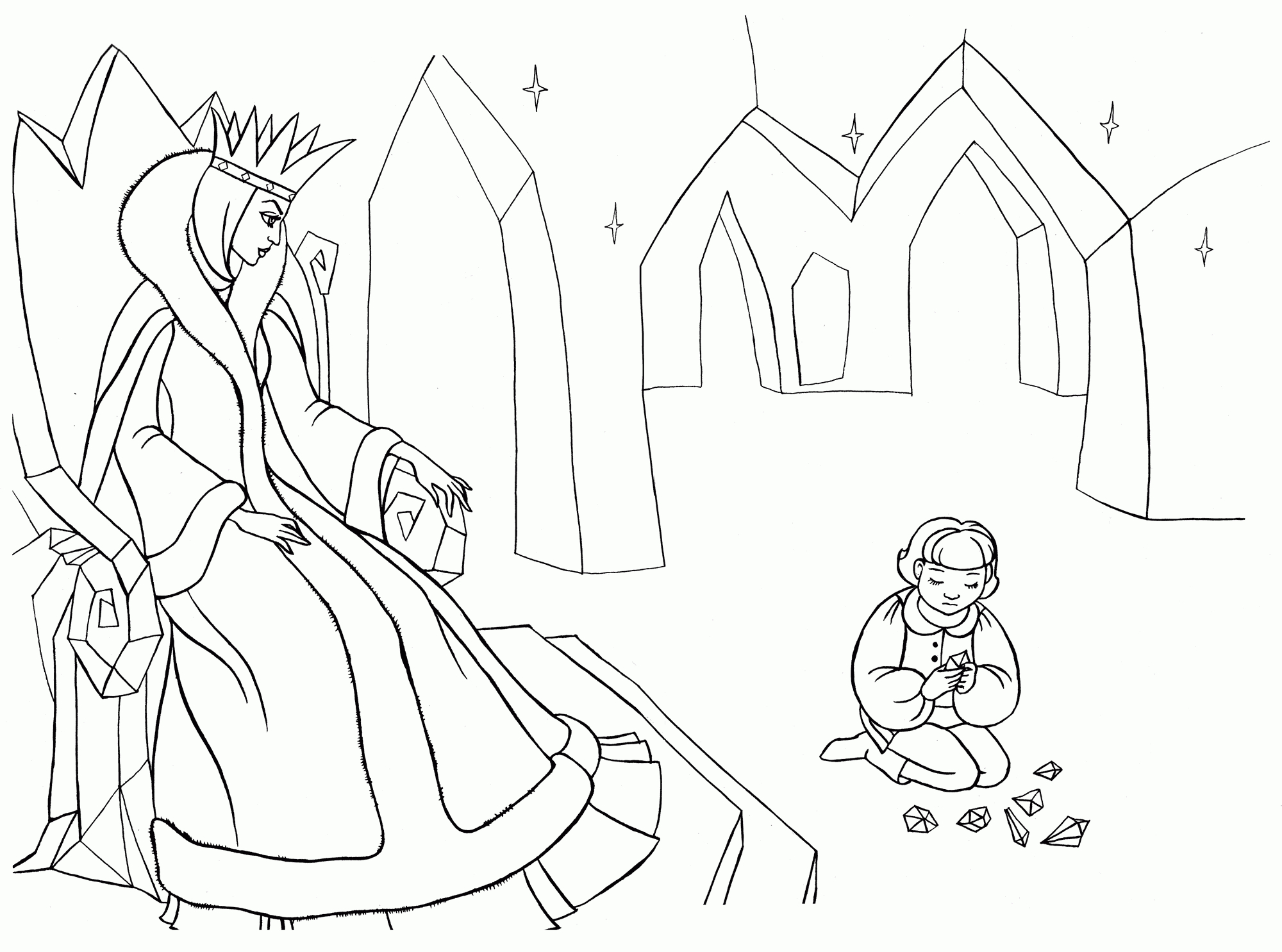 Coloriage Queen - Arouisse.com