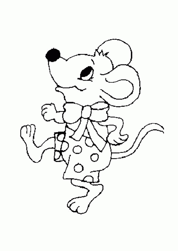 Coloriage Souris Danse Sur Hugolescargot tout Dessin Souris