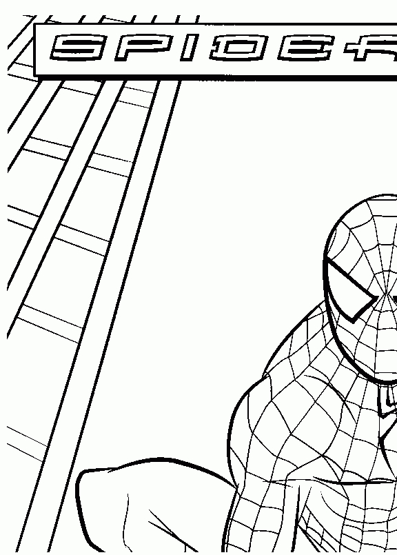 Coloriage Spiderman 49 intérieur Dessin 3 Spiderman,