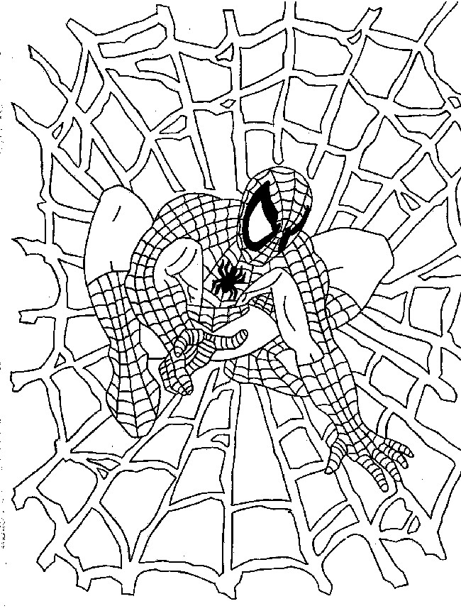 Coloriage Spiderman Gratuit À Imprimer tout Coloriage Spider-Man,