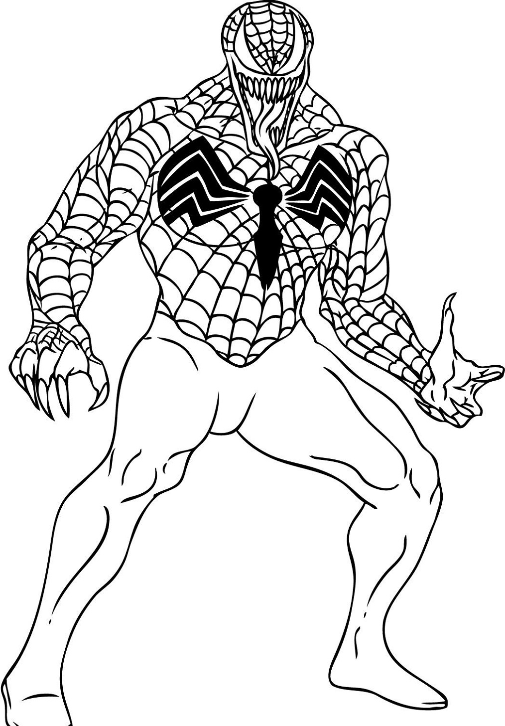 Coloriage Spiderman Gratuits À Imprimer (Coloriages intérieur A Colorier Dessin