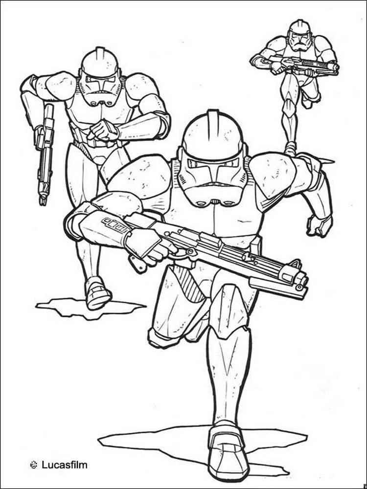 Coloriage Star Wars : 40 Dessins À Imprimer dedans Dessin Coloriage Star Wars