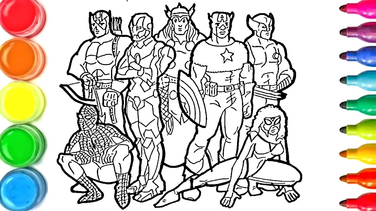 Coloriage Super Heros / Jeux De Coloriage Quand Les Petits encequiconcerne Coloriage N&amp;#039;Importe