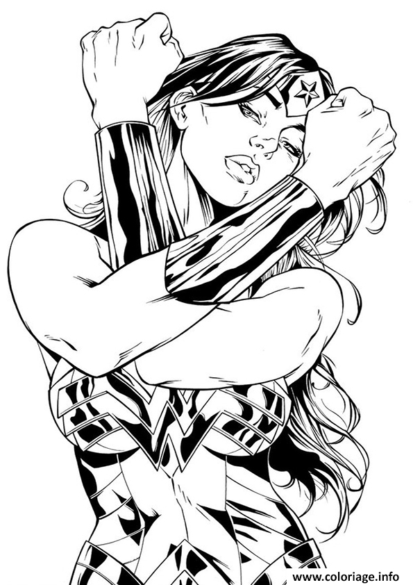 Coloriage Super Heros Wonder Woman Photo Dessin Wonder dedans Coloriage Dessin Black Widow