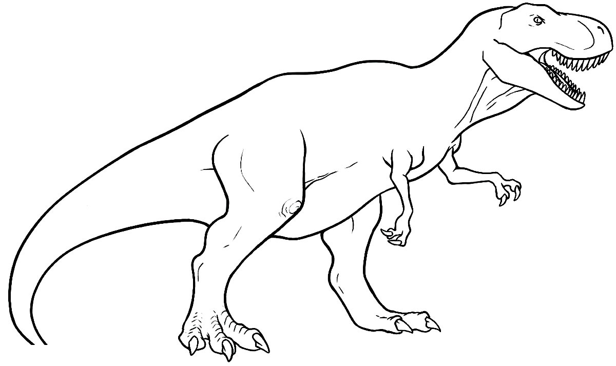 Coloriage T-Rex À Imprimer - Maison Bonte : Votre Guide concernant Dessin T Rex Facile,