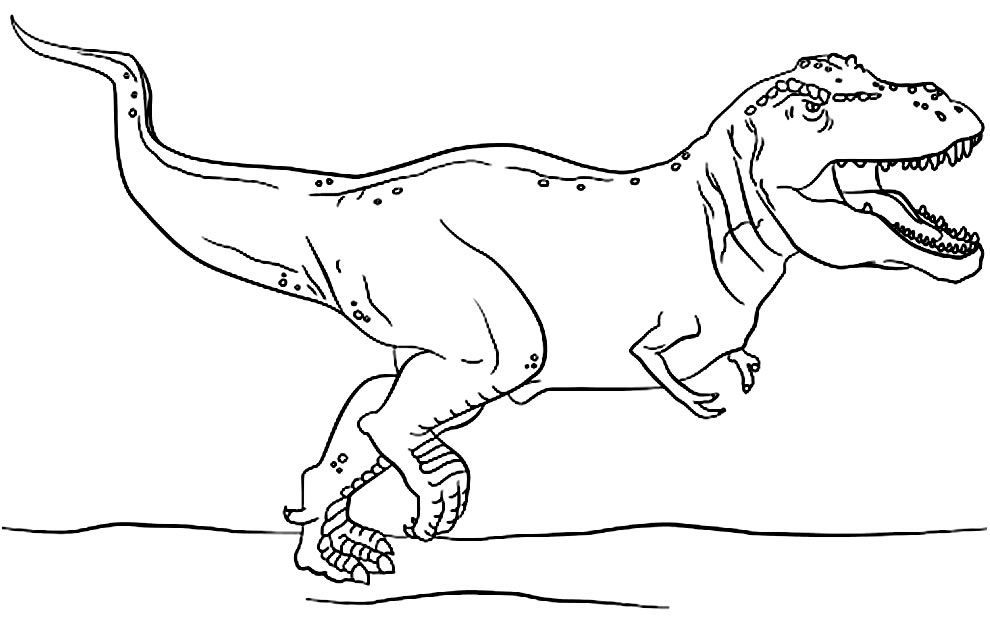 Coloriage T-Rex À Imprimer - Maison Bonte : Votre Guide intérieur Dessin T Rex Facile,