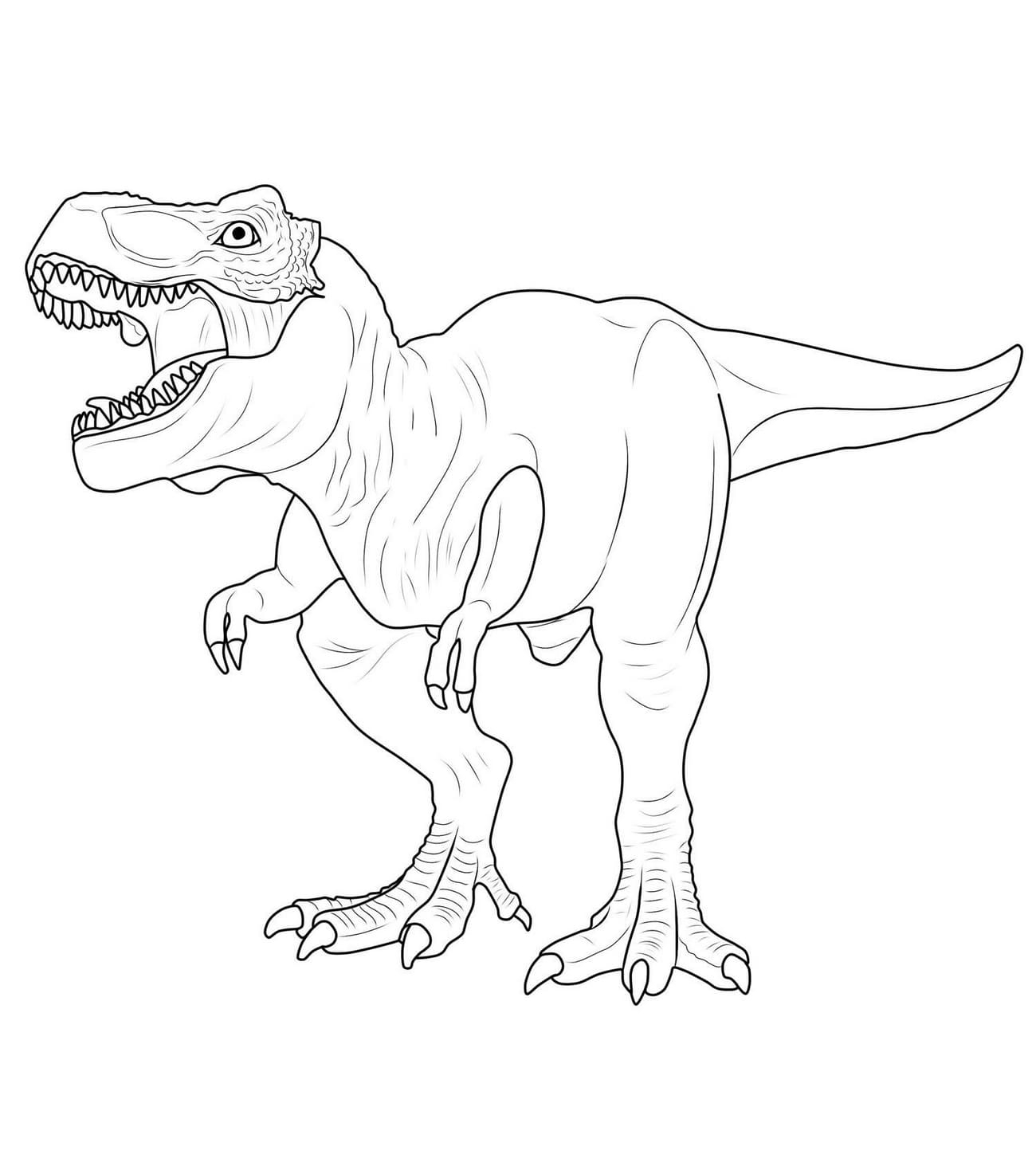 Coloriage T-Rex À Imprimer Sur Wonder-Day tout Dessin T Rex,