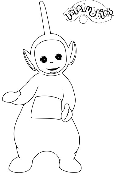 Coloriage Teletubbies Dipsy À Imprimer intérieur Dessin Coloriage Dessin Animé