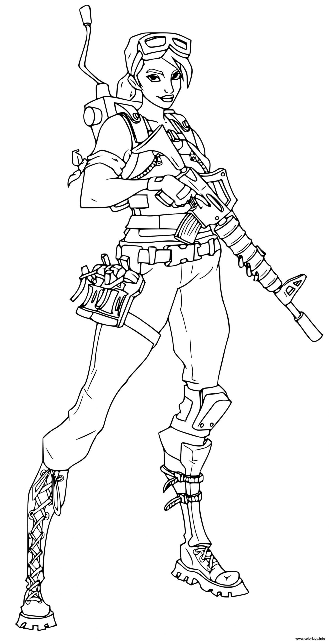 Coloriage The Brite Bomber Dessin Fortnite À Imprimer intérieur Coloriage À Imprimer M