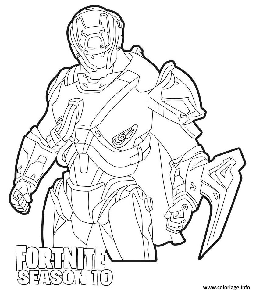 Coloriage The Scientist Skin From Fortnite Season 10 encequiconcerne Fortnite Season 8 Coloriage