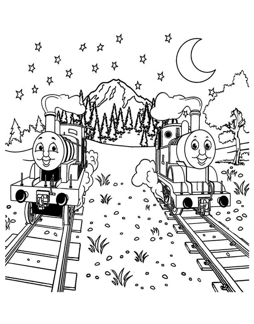 Coloriage Thomas Le Train A Imprimer - Gratuit Coloriage pour Coloriage À Imprimer Train