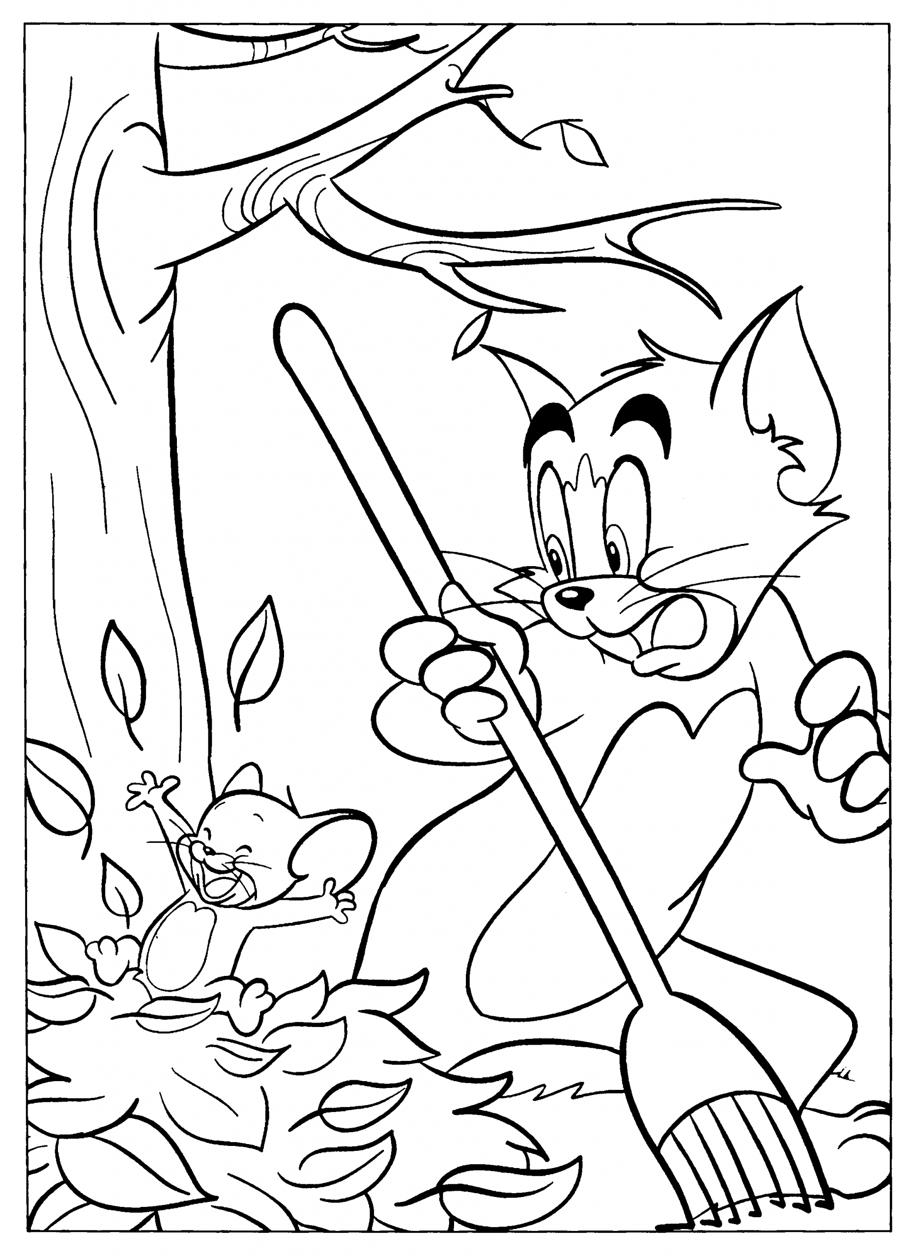Coloriage Tom Et Jerry #24194 (Dessins Animés) - Album De pour Coloriage Tom Et Jerry