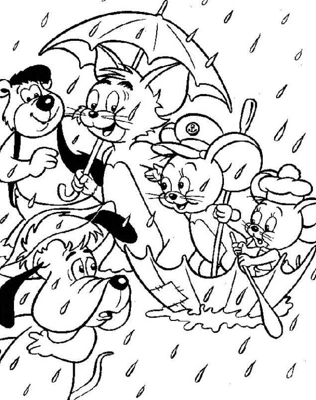 Coloriage Tom Et Jerry #24300 (Dessins Animés) - Album De tout Coloriage Tom Et Jerry