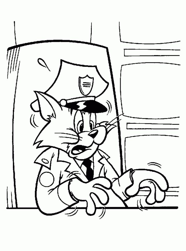 Coloriage Tom Et Jerry 25 destiné Coloriage Tom Et Jerry