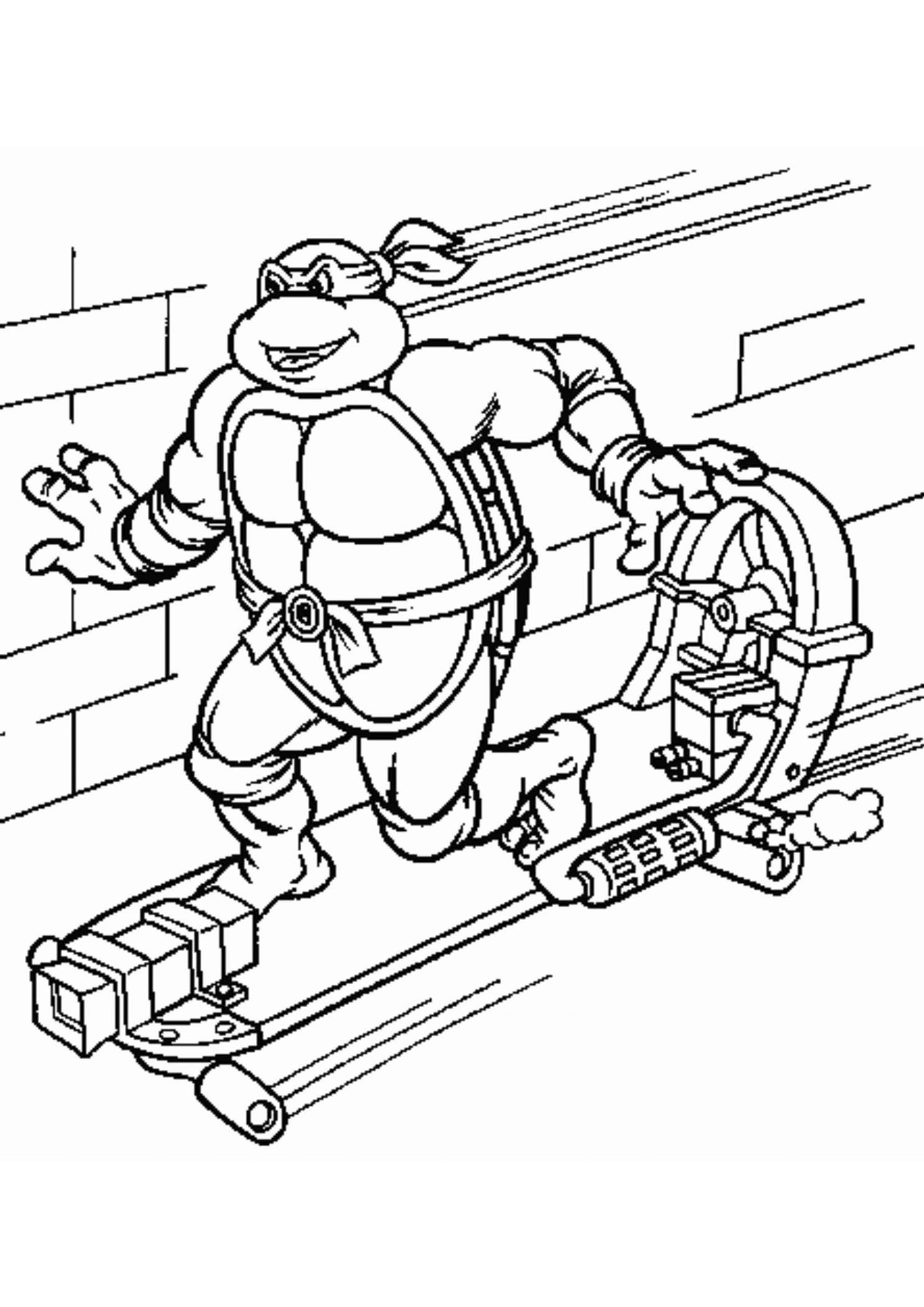 Coloriage Tortues Ninja À Imprimer Gratuitement concernant Coloriage Ninja