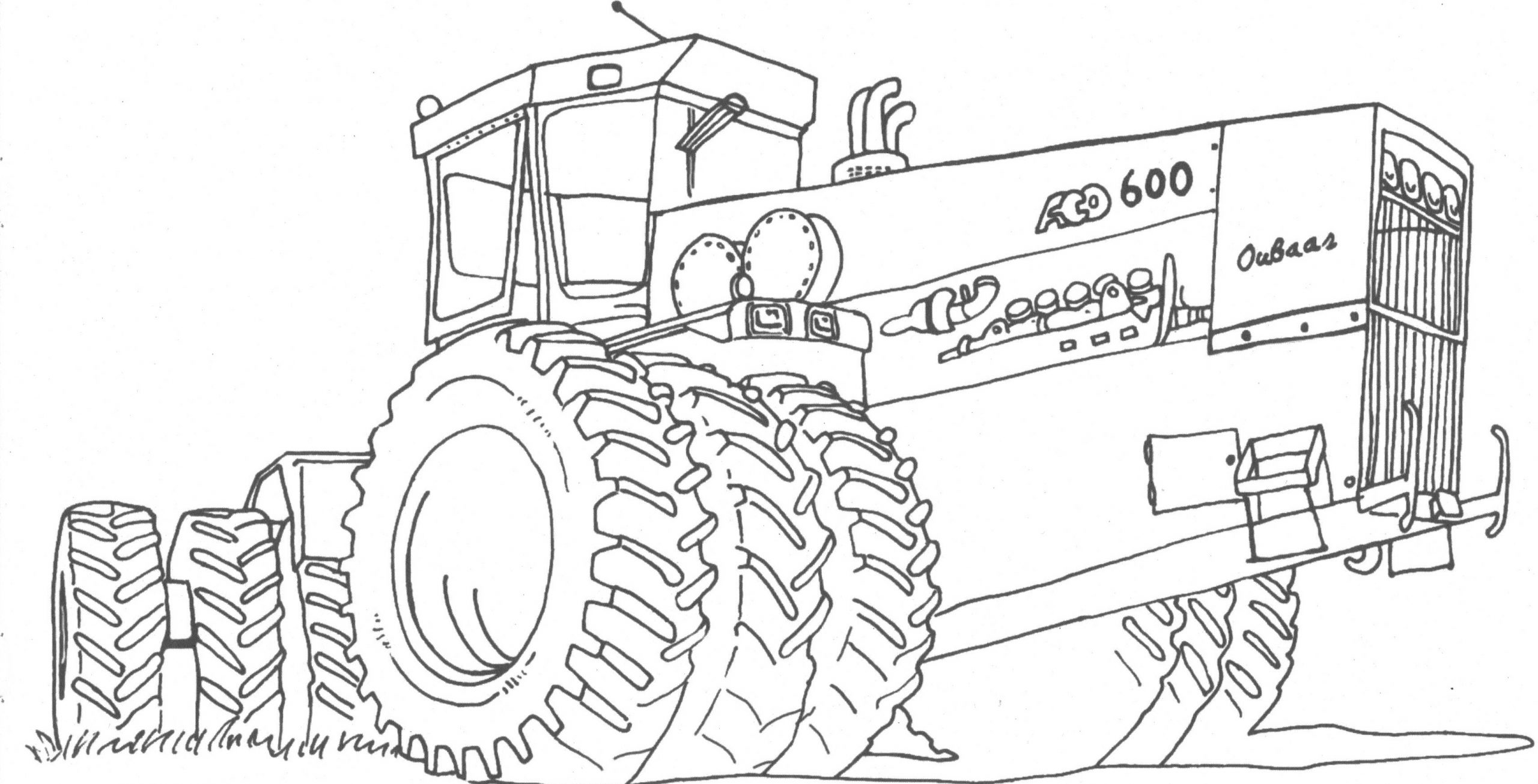 Coloriage Tracteur New Holland Facile Coloriage Tracteur intérieur Coloriage Tracteur