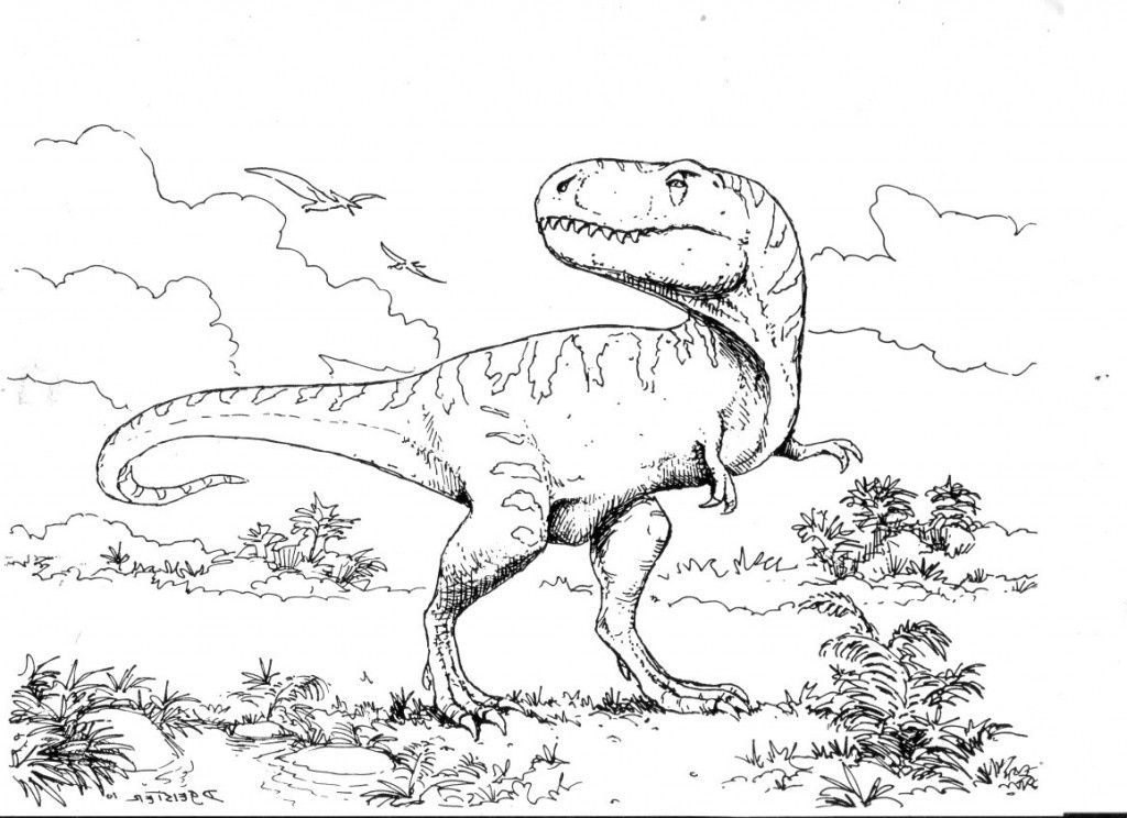 Coloriage Trex Impressionnant Collection Dessin De T Rex A dedans Dessin T,