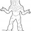 Coloriage Trog Skin From Fortnite Season 7 - Jecolorie dedans Fortnite Saison 7 Dessin