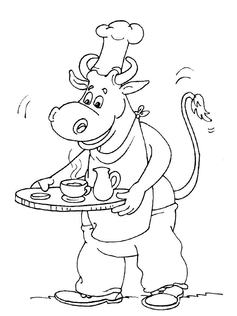 Coloriage Vache 20 - Coloriage Vaches - Coloriages Animaux à Coloriage Vache