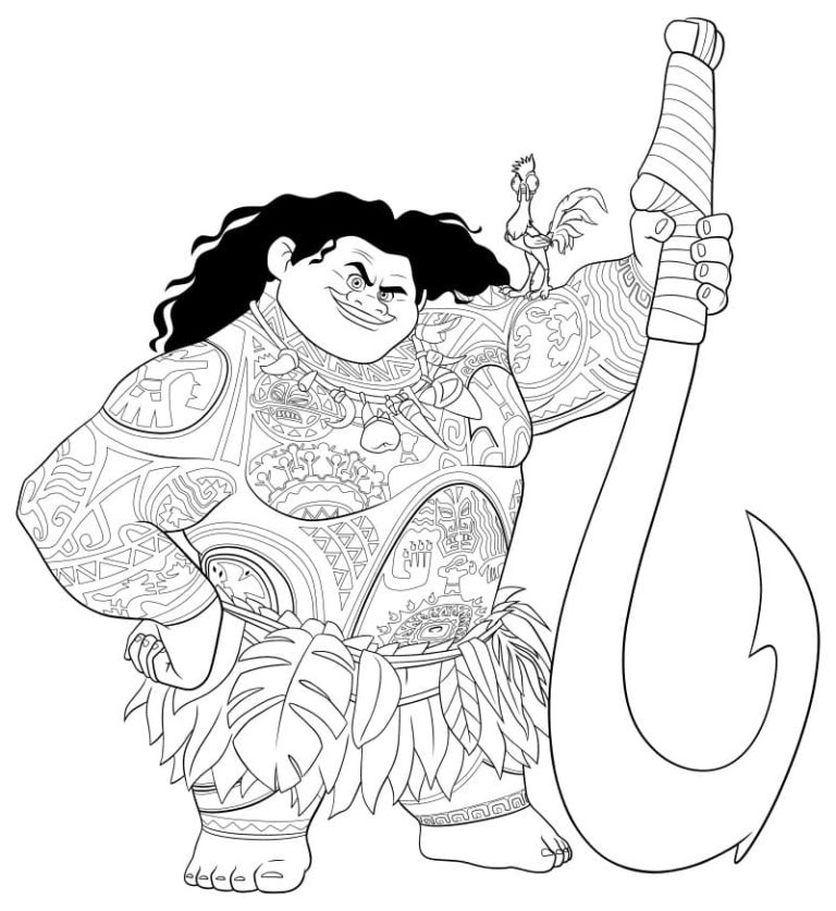 Coloriage Vaiana. Télécharger Et Imprimer Gratuitement à Coloriage Vaiana