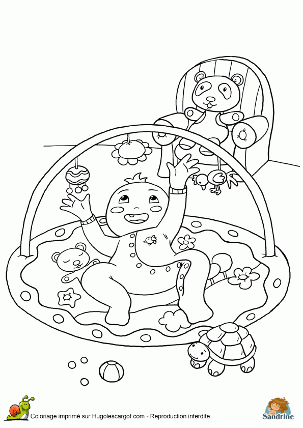 Coloriage Vie Bebe Jeu Sur Hugolescargot serapportantà Coloriage Bebe