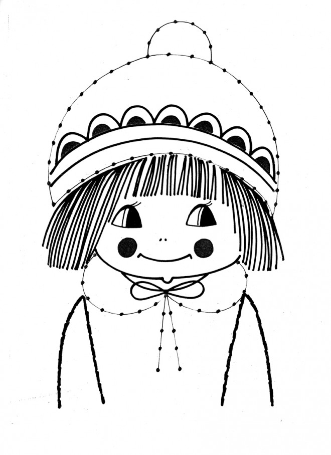 Coloriage Vintage Fille 8 Ans Dessin Gratuit À Imprimer tout Dessin Animé 8 Ans Fille,
