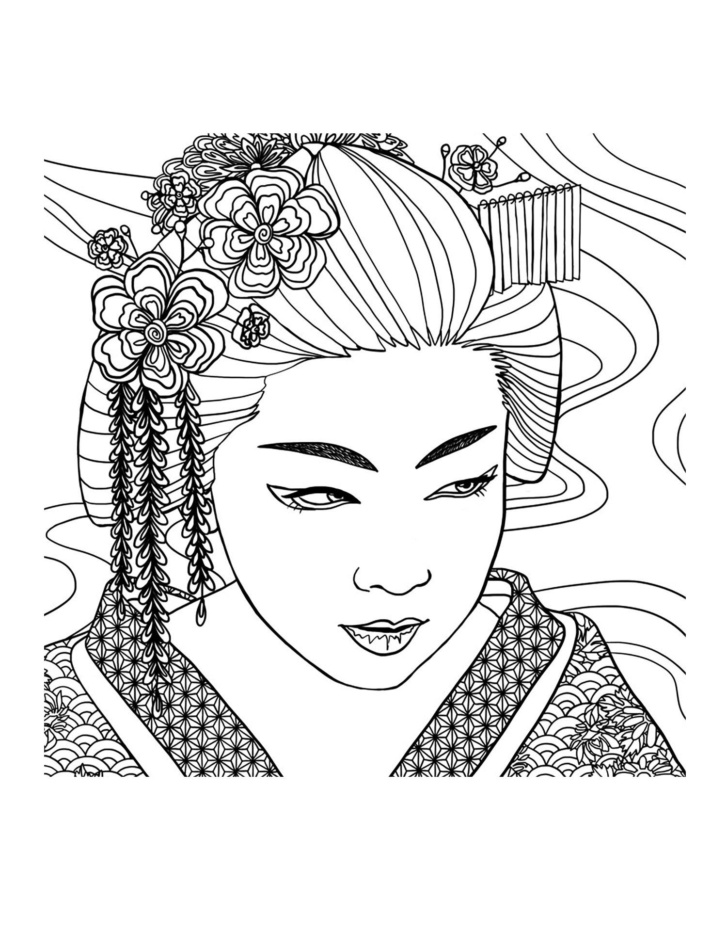 Coloriage Visage A Imprimer - Gratuit Coloriage destiné A Imprimer Coloriage