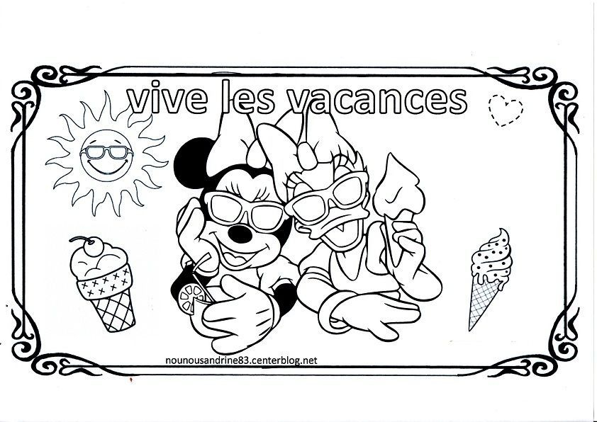 Coloriage Vive L&amp;#039;Été serapportantà Coloriage L&amp;amp;#039;Été