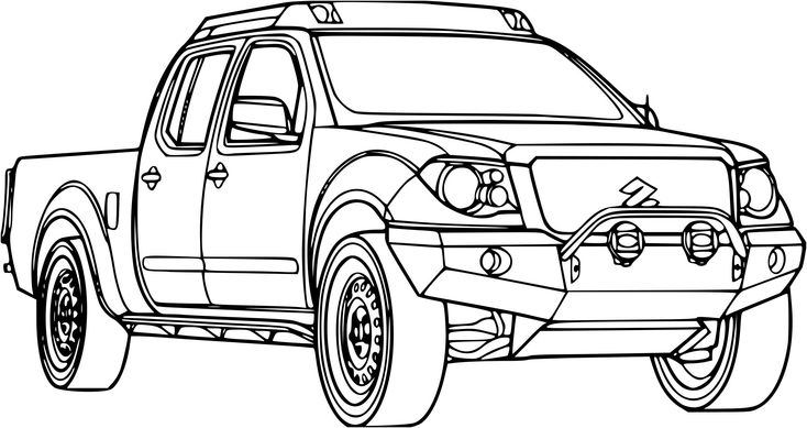 Coloriage Voiture 4X4 À Imprimer Sur Coloriages Fo serapportantà Coloriage Voiture De Police,