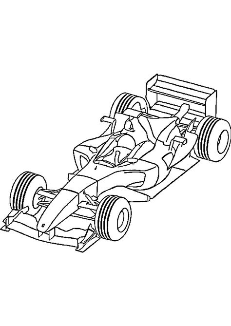 Coloriage Voiture De Course Formule 1 # dedans Coloriage Formule 1