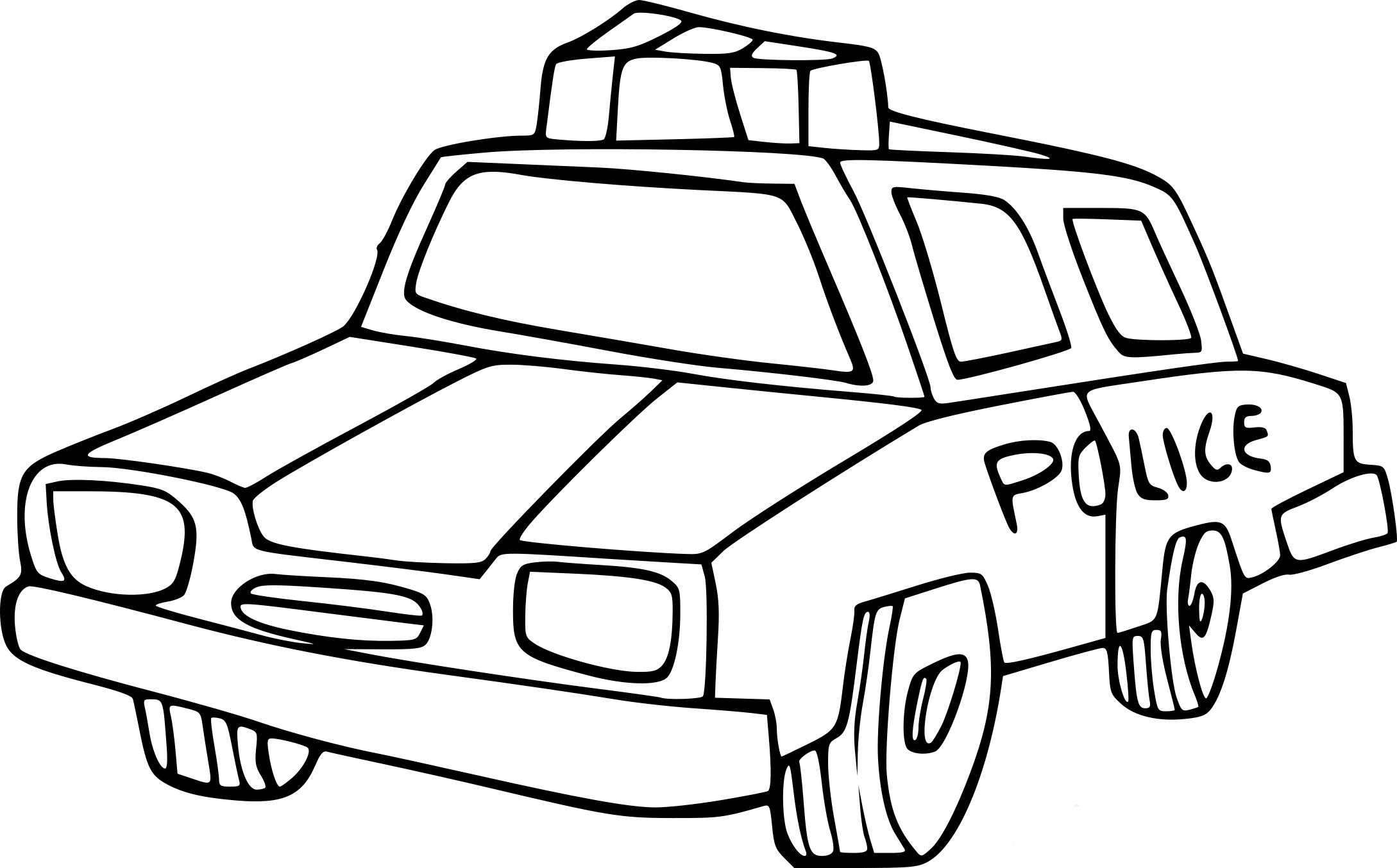 Coloriage Voiture De Police À Imprimer à Coloriage Voiture