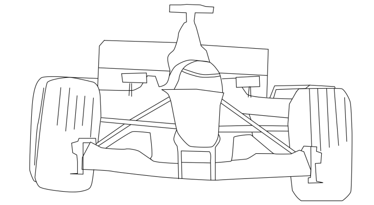 Coloriage Voiture Formule 1 À Imprimer Et Colorier dedans Formule 1 Coloriage