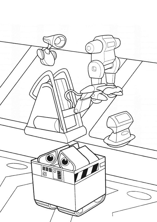 Coloriage Wall-E #132137 (Films D&amp;#039;Animation) - Album De dedans Wall E Dessin