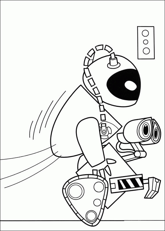 Coloriage Wall-E #132182 (Films D&amp;#039;Animation) - Album De destiné Wall E Coloriage