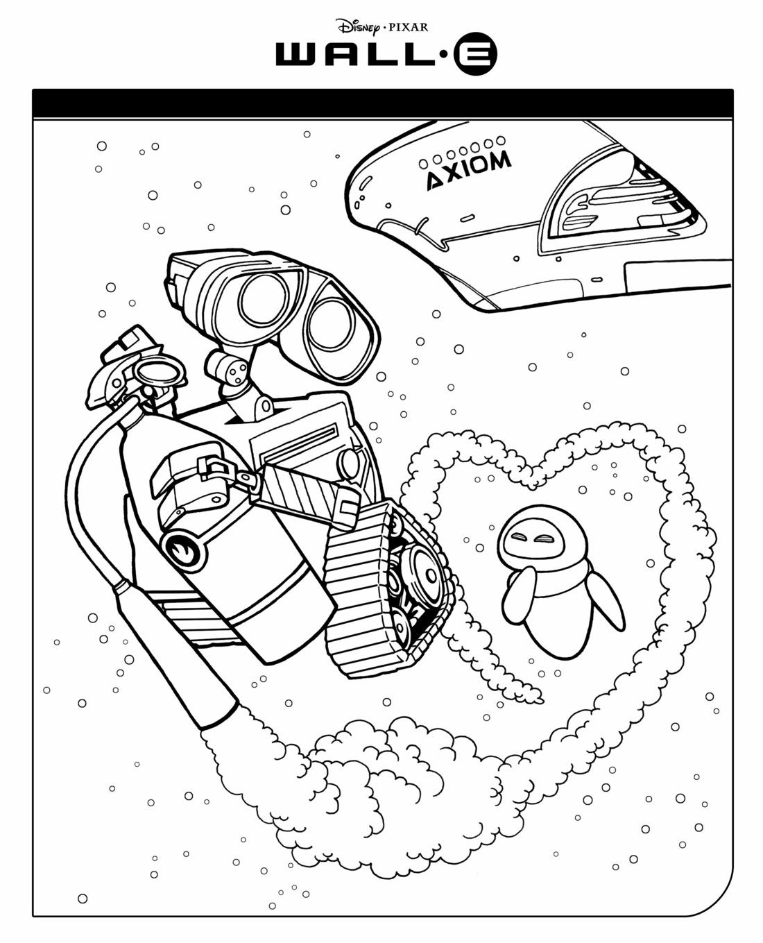 Coloriage Wall E En Ligne dedans E Coloriage